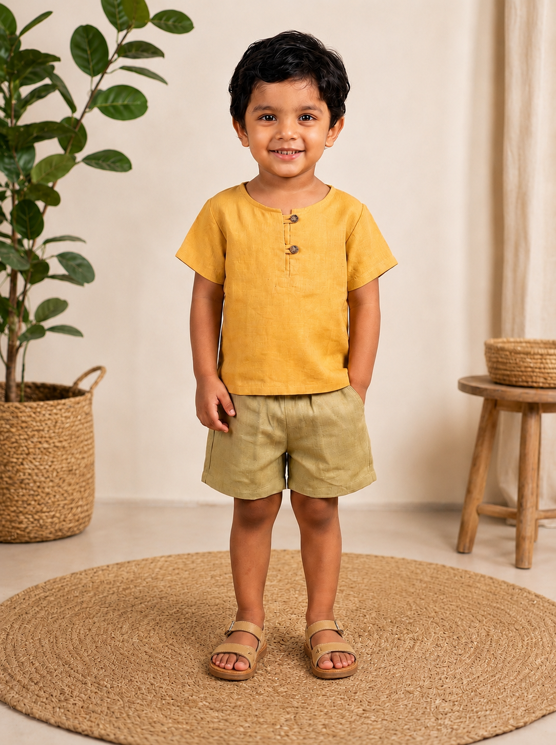 genda phool kurti set genda phool kurti set