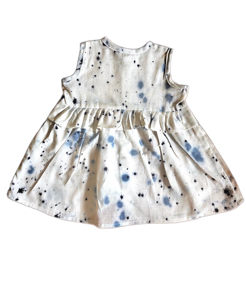 indigo art frock back indigo art frock back